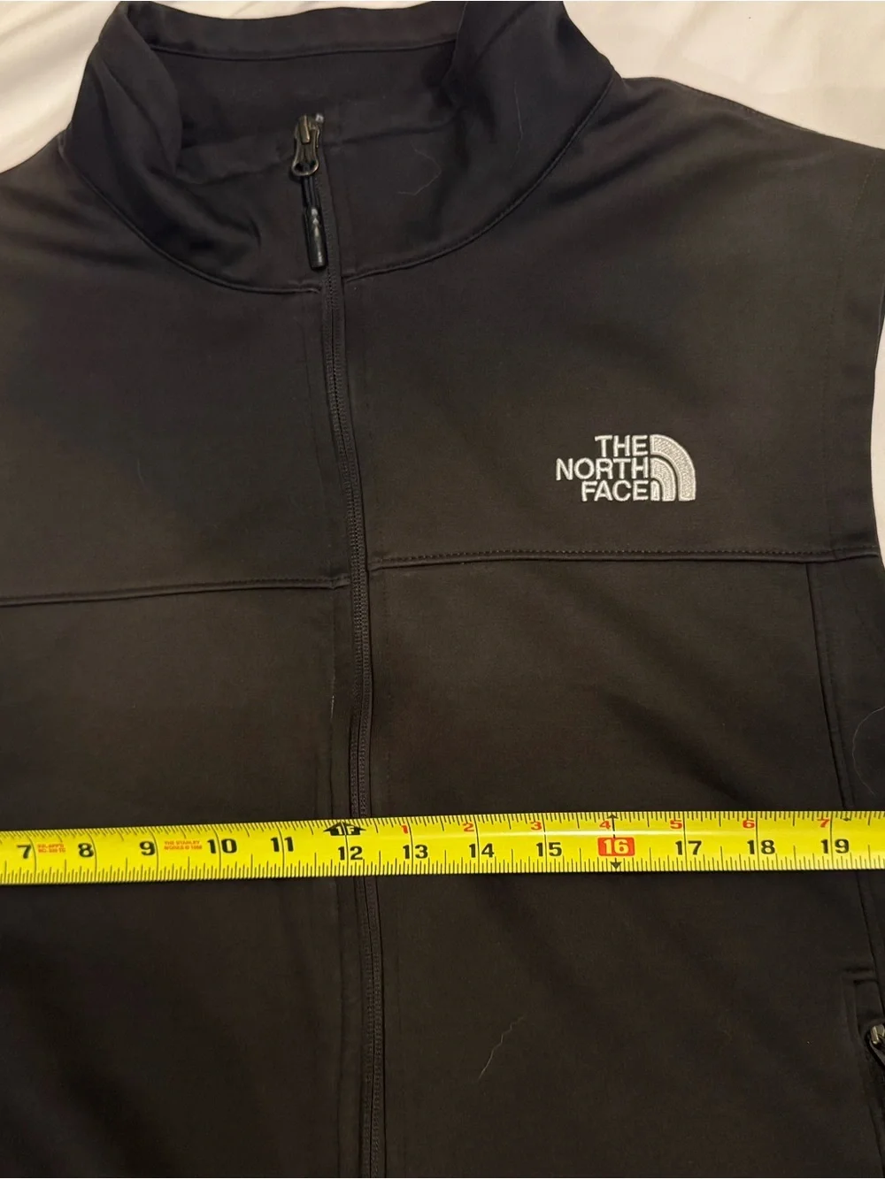 The North Face Black Softshell Men’s Vest with Zip Pockets
